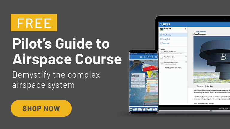Free Pilot's Guide to airspace video for IFR month
