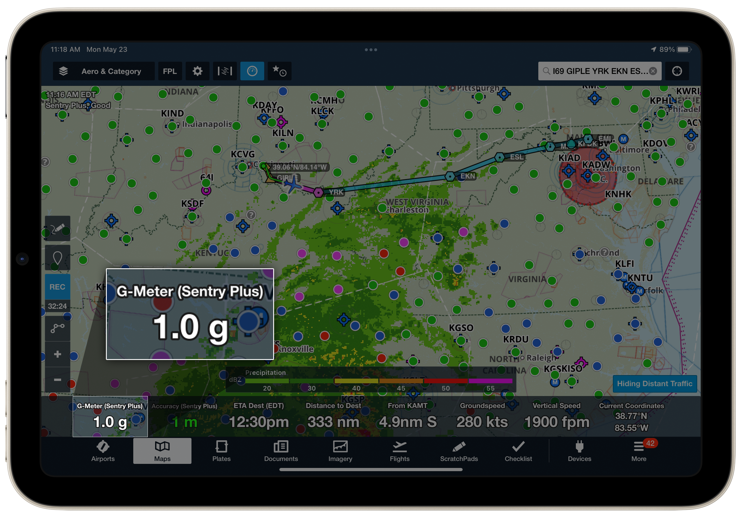 sentry plus g meter